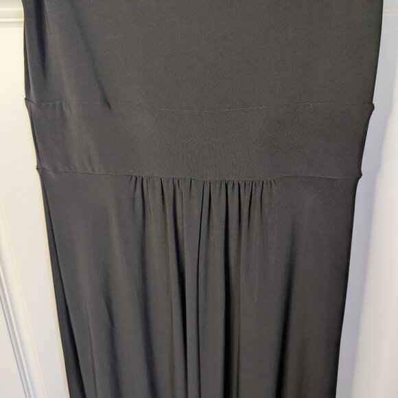 LAUREN Ralph Lauren Black Maxi Dress - Size 10 | Elegant Evening | New Year's - Picture 4 of 8